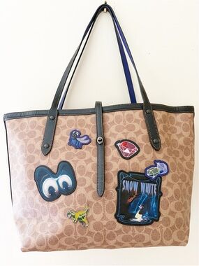 Limited edition Coach x Disney Dark Fairytale coated Canvas Tote